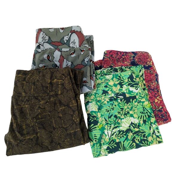 Lularoe OS size leggins bundle - Picture 1 of 6